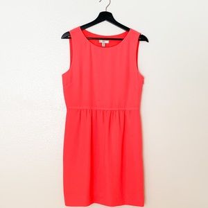J. Crew Camille Dress in Coral
